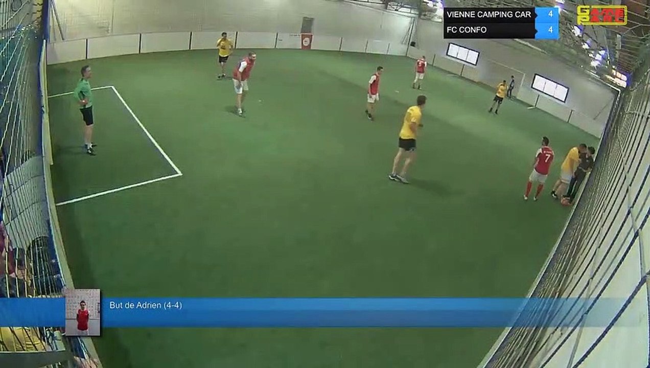 But de Adrien (4-4) - VIENNE CAMPING CAR Vs FC CONFO  - 30/04/19 20:00 - LIGUE 4