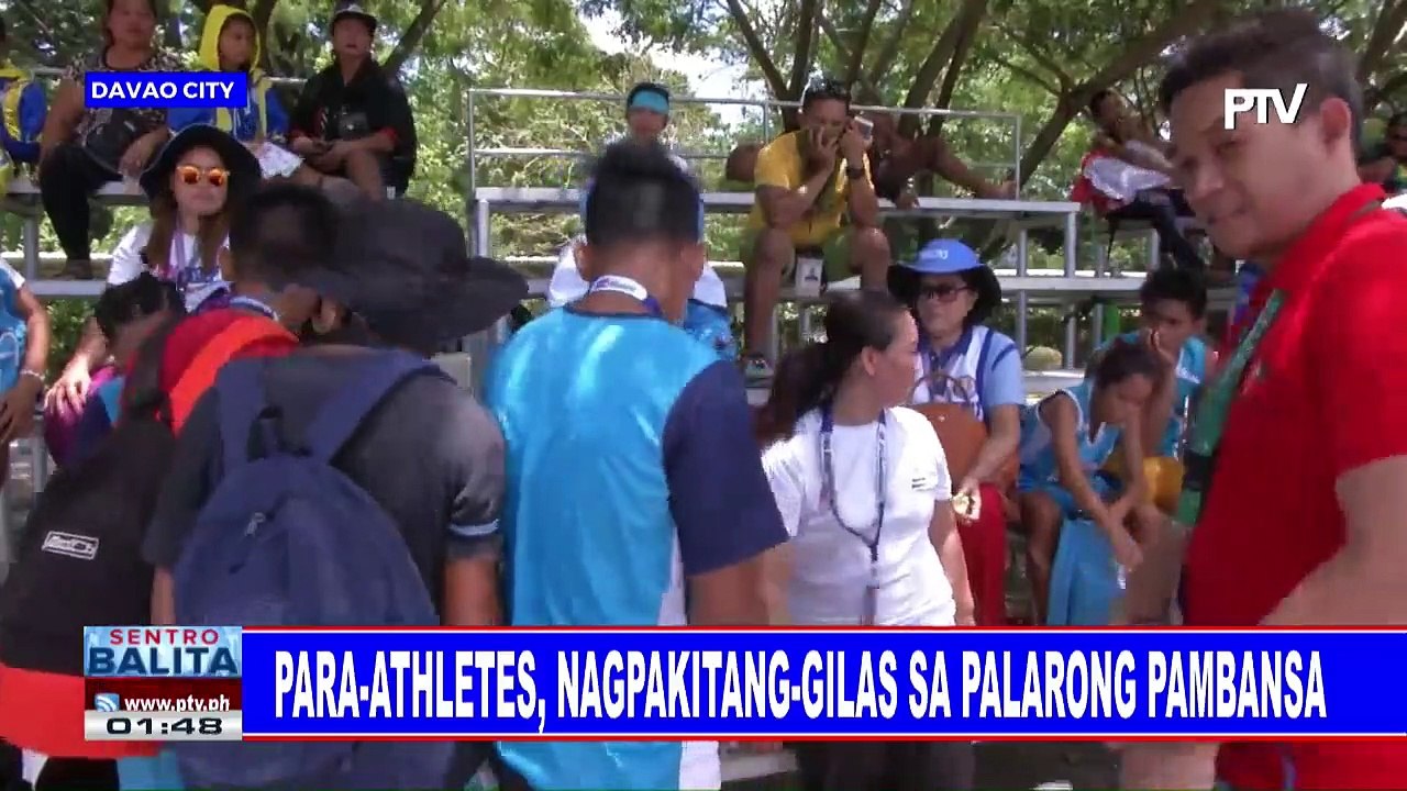 Para-athletes, nagpakitang-gilas sa palarong pambansa