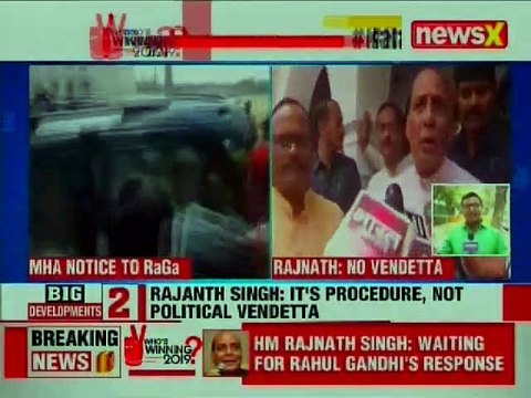 Rajnath Singh on MHA's Notice to Rahul Gandhi over Citizenship Row, Lok Sabha Election 2019