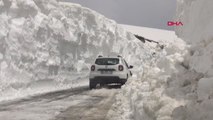 Bitlis Nemrut Krater Dağı'nda Karla Mücadele