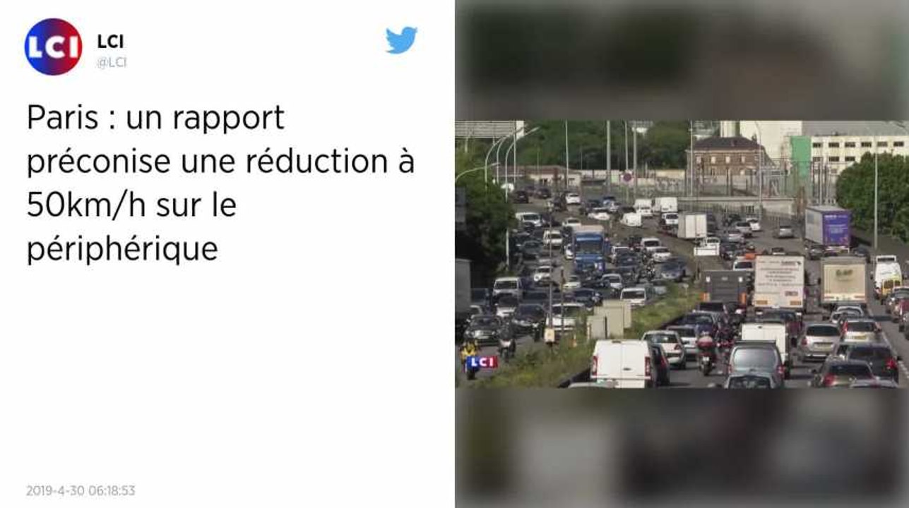 Le périphérique parisien bientôt limité à 50 km/h et à deux voies de circulation ?