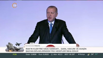 Başkan Erdoğan 14. Savunma Sanayi Fuarında konuştu