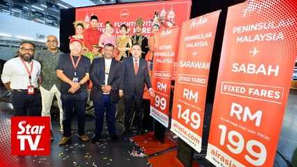 AirAsia adds 115,000 seats for Gawai, Kaamatan and Raya