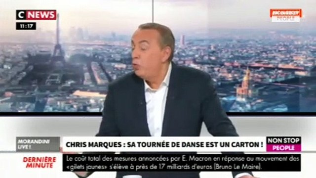 Morandini Live – DALS : bientôt la fin ? Chris Marques répond (vidéo)