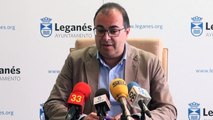 Rueda de prensa del alcalde de Leganés del 30 de abril de 2019