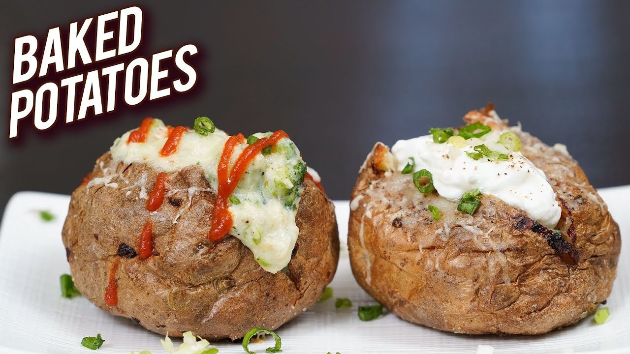 Classic Baked Potatoes - Loaded Baked Potatoes...