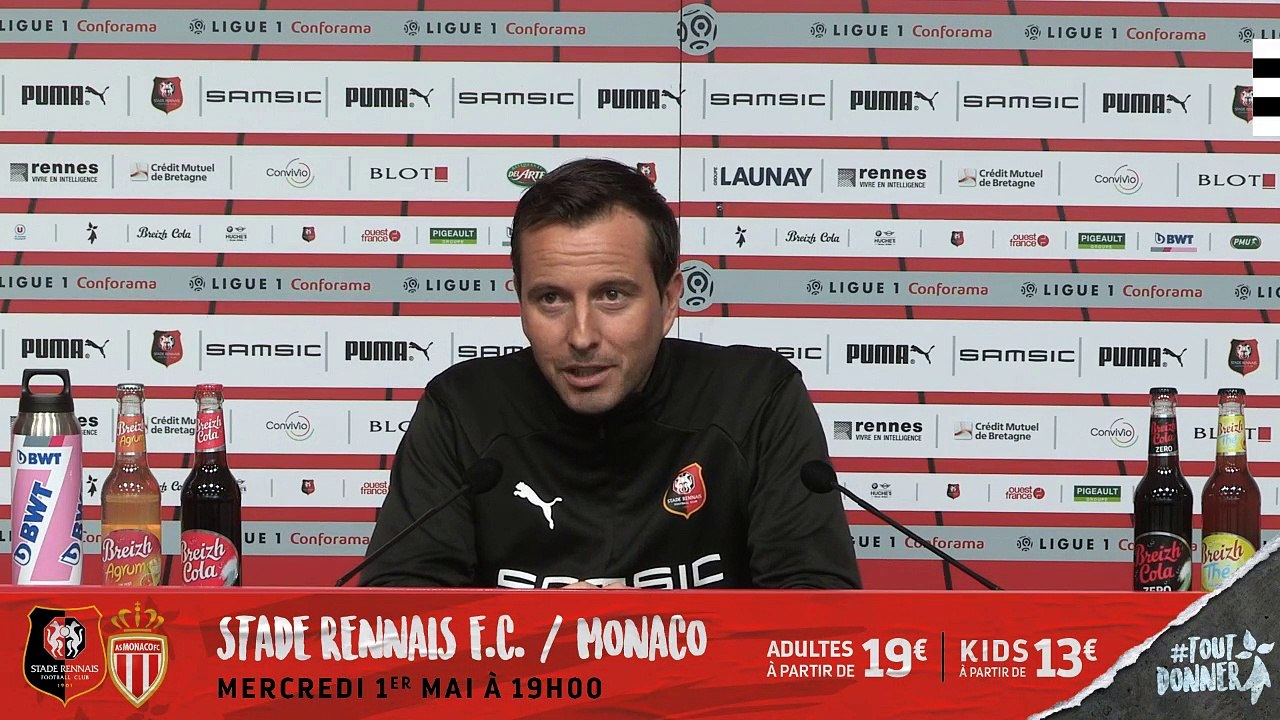 J34. #SRFCASM. La conférence de presse d'avant-match