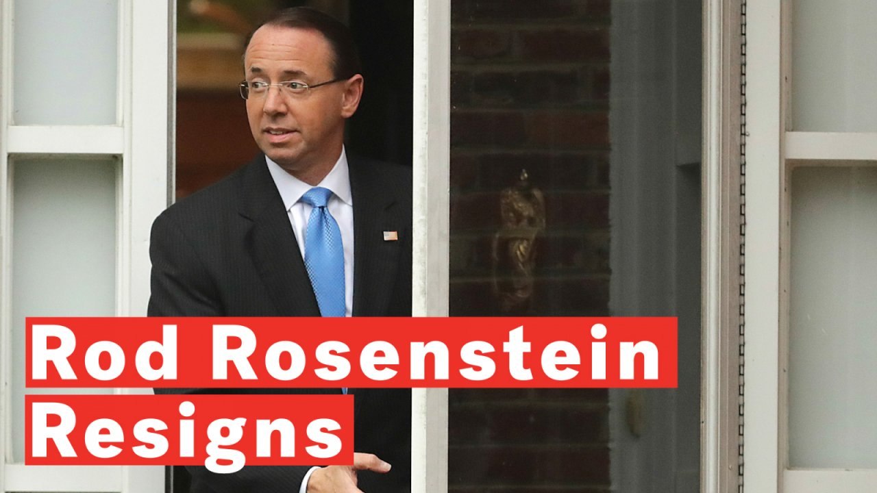 Deputy Attorney General Rod Rosenstein Resigns