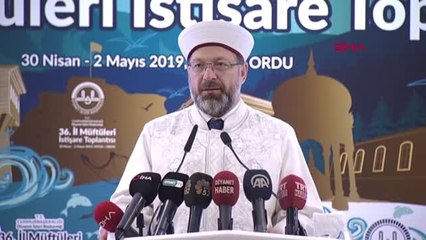 Ordu- Dıyanet Islerı Baskanı Erbas Ordu'da Konustu-