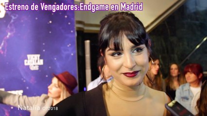 Estreno de Vengadores: Endgame en Madrid