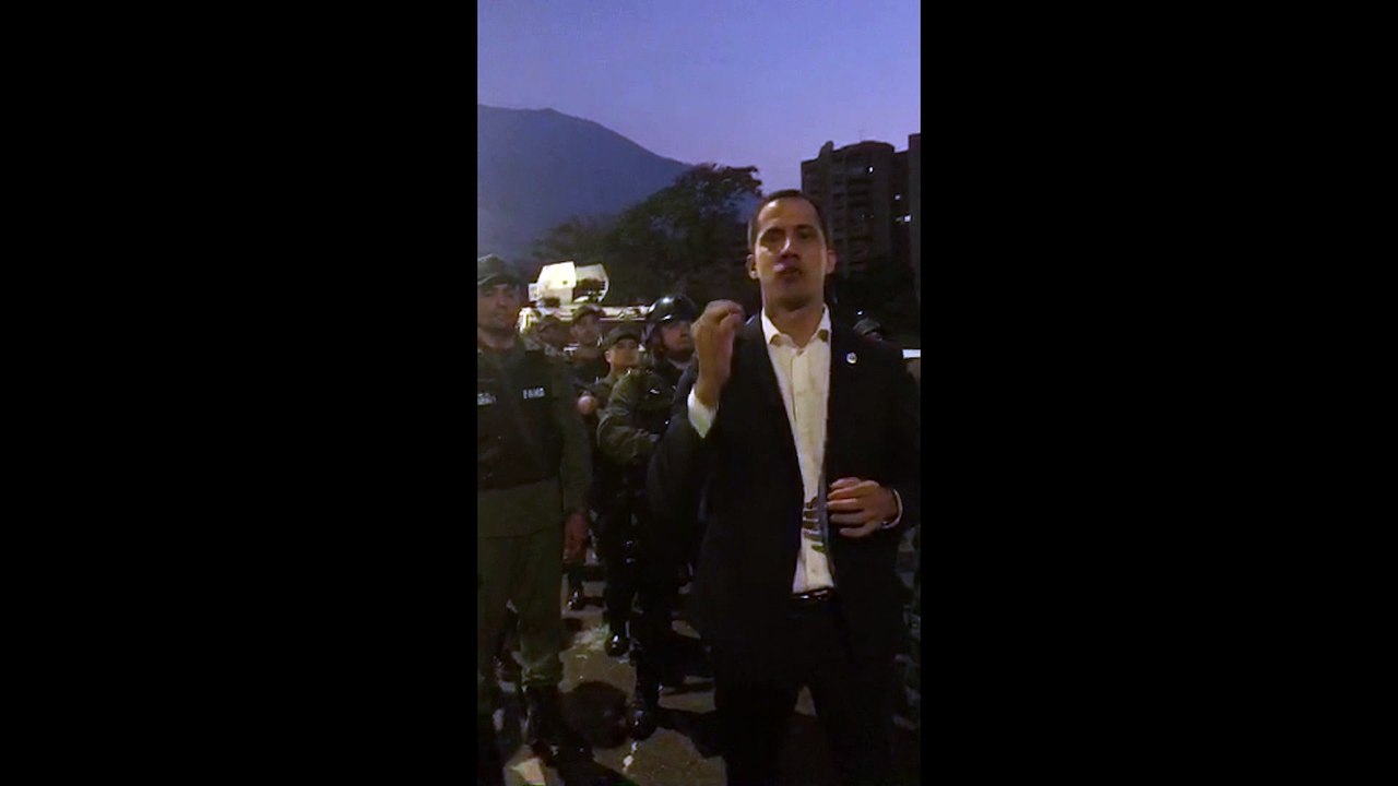 Juan Guaidó llama al pueblo venezolano a salir a las calles para "recuperar la soberanía nacional"