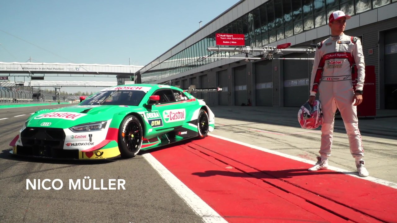 Audi Sport Team Abt Sportsline DTM test rides Lausitzring - Nico Müller