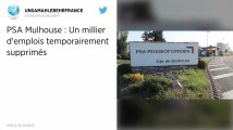 Le groupe PSA va supprimer un millier d’emplois au sein de son usine de Mulhouse