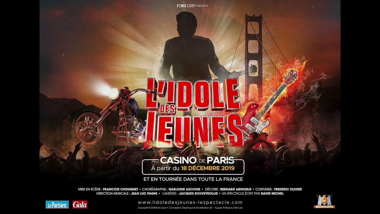 Découvrez le casting des chanteurs qui feront partie du show "L'idole des jeunes" en hommage  à Johnny Hallyday