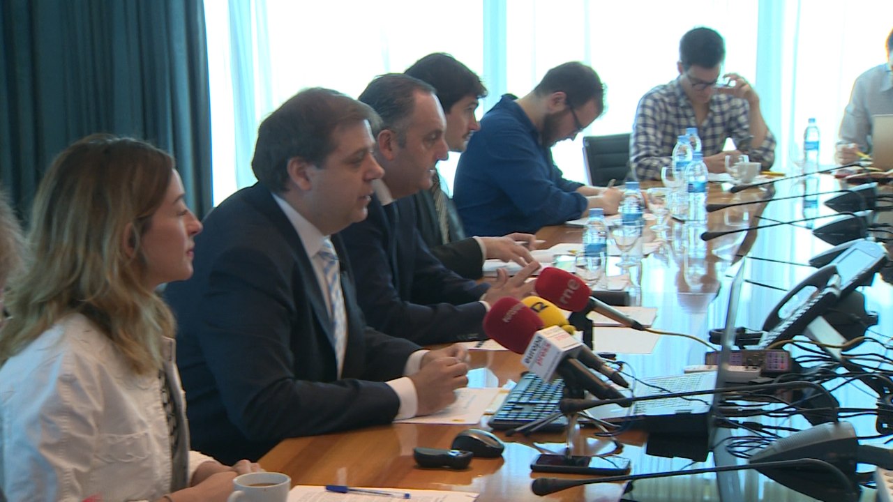 Rueda de prensa del presidente de Correos