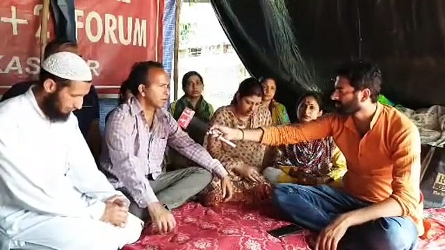 All J&K Contractual Lecturers 10+2 Forum strike enters into 805th day today