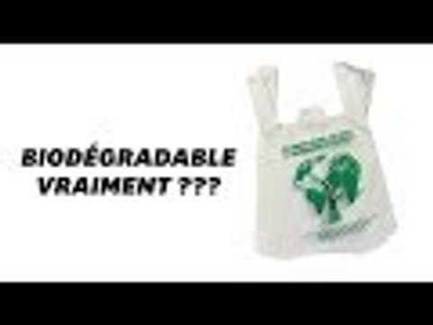 Les sacs plastiques biodégradables ne tiendraient pas leur promesse selon cette étude