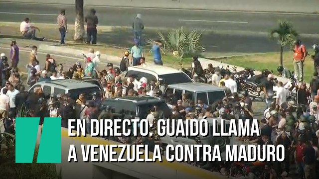EN DIRECTO: Guaidó convoca a los militares y al pueblo contra Maduro