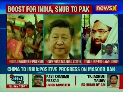 China to India: Positive progress on Masood Azhar ban