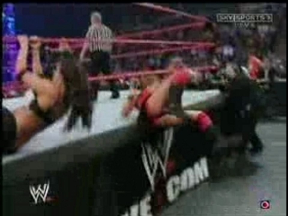 Trish Stratus & Mickie James vs. Victoria & Candice Michelle