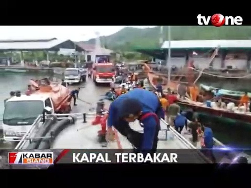 Kapal Penangkap Ikan Terbakar di Sibolga, Dua ABK Tewas