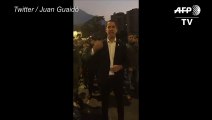 Guaidó anuncia apoyo de valientes soldados desde una base militar en Caracas