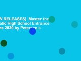 [NEW RELEASES]  Master the Catholic High School Entrance Exams 2020 by Peterson s