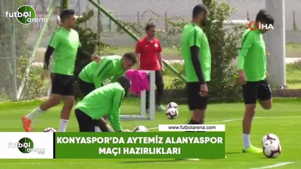 Konyaspor'da Aytemiz Alanyaspor maçı  hazırlıkları