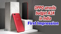 First Impression | OPPO unveils budget A1K in India