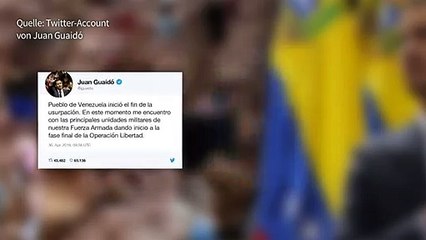 Venezuela: Teile der Armee stellen sich hinter Guaidó