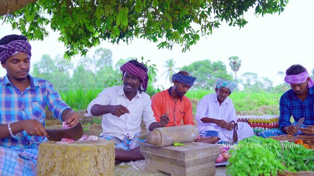 BIRYANI MUTTON BIRYANI with Eggs Traditional Biryani recipe cooking in villagecooking....