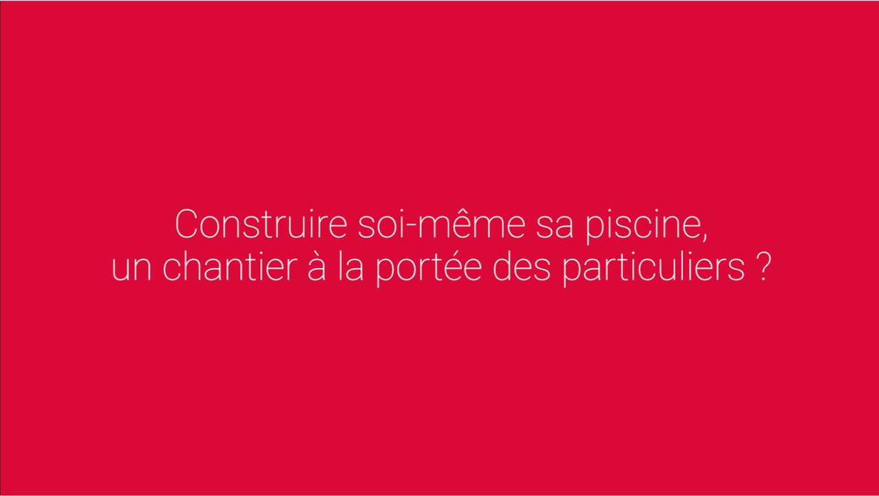 Piscines en kit, mode d'emploi