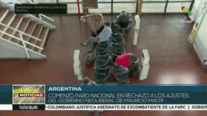 Argentina: inicia paro general convocado por gremios sindicales