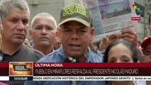 Venezolanos repudian intentona golpista contra el pdte. Nicolás Maduro