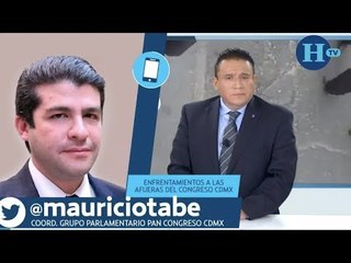 Pelea deja 3 heridos afuera del Congreso de la CDMX