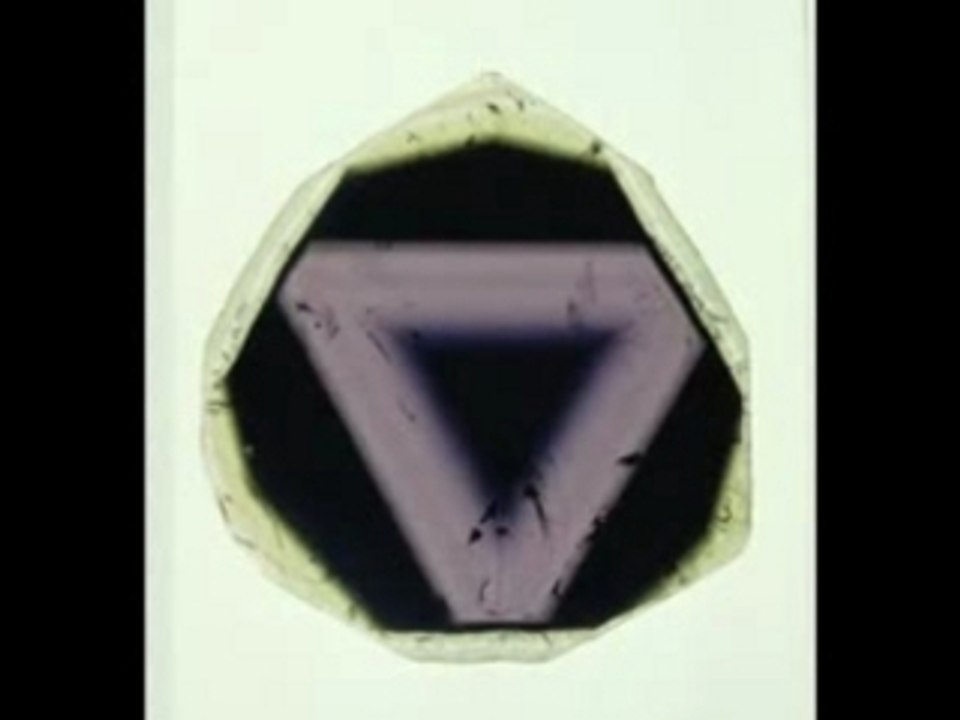 Metamorphose des turmalins - tourmaline slices