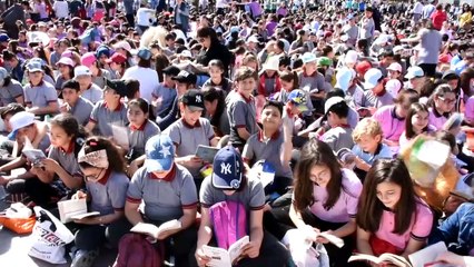 2023 öğrenci aynı anda kitap okudu - MANİSA