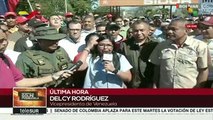 Rodríguez: Militares venezolanos subordinados al pdte. Nicolás Maduro