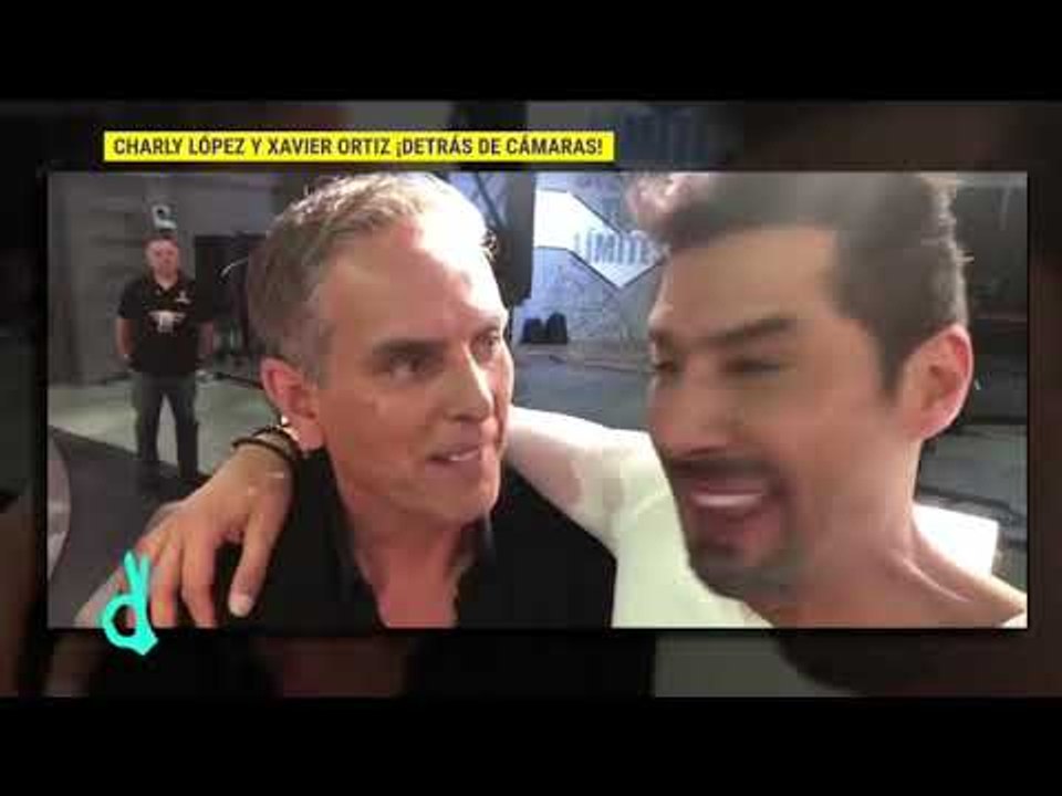 Detrás de cámaras Charly y Xavier se dieron un abrazo | De Primera Mano