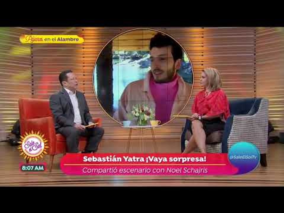 Sebastián Yatra le robó un beso a Tini Stoessel en pleno concierto | Sale el Sol