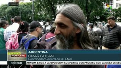 Argentina: transporte y otros gremios convocan a paro este 30 de abril