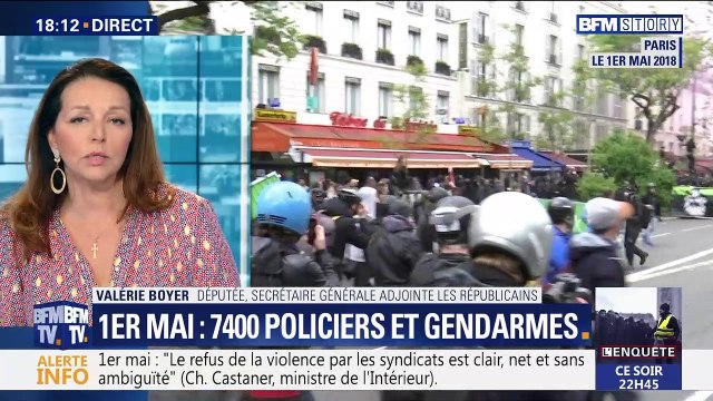 Valérie Boyer: Je suis surprise que le ministre de l'Intérieur annonce des violences au lieu de les arrêter