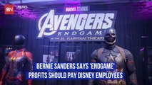 Bernie Sanders Wants 'Avengers: Endgame' Billions To Go Back To Disney Employees