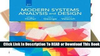 Full E-book Modern Systems Analysis and Design  For Online