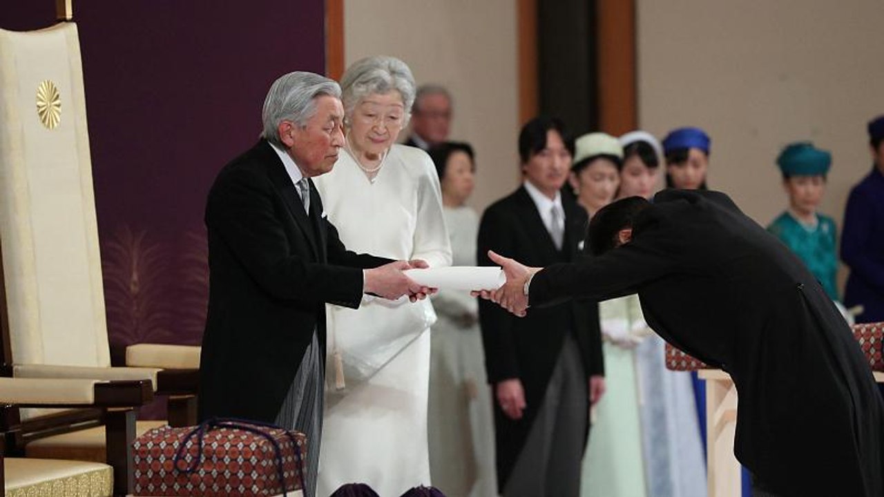 L'empereur du Japon Akihito a abdiqué