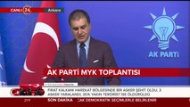 AK Parti Sözcüsü Çelik, MYK toplantısı sonrası açıklama yapıyor