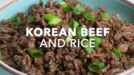 Korean Beef and Rice
