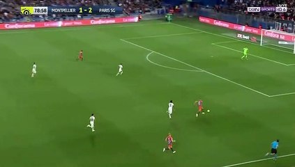 Andy Delort Goal Montpellier	2-2 Paris SG 30.04.2019