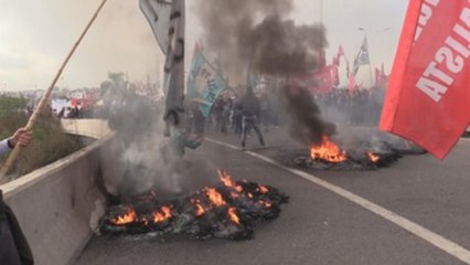 Paro impulsado por sindicatos en Argentina afecta transporte urbano