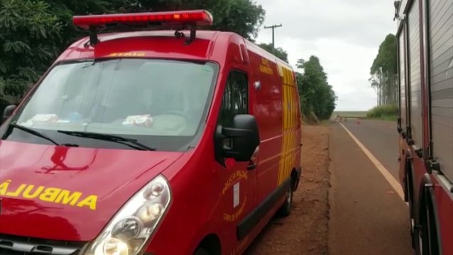 Bombeiros são acionados na rodovia PR-486